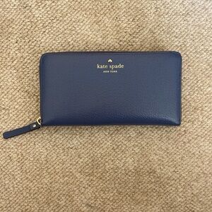 Purple Kate Spade Dana Large Continental Wallet